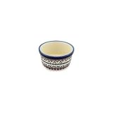 Boleslawiec Polish Pottery bowl H6875C signature pattern 104ART UNIKAT made by Zaklady Ceramiczne
