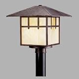 Progress Lighting Mission Lanterns Cobblestone One-Light Outdoor Post Mounted Lantern