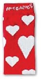 Baby Leg Warmers by Huggalugs Australian designed and made unique arm and leg huggers - Size birth to 6 years in Love Hearts