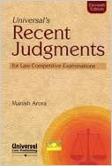 Recent Judgments for Law Competitive Examinations