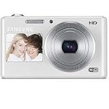 Samsung DV150F 16.2MP Dual-View Smart Camera with Built-in Wi-Fi White
