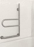 Health Craft Dependa Bar   32 Inch Lower Grab Bar Stainless Steel   A13383 04