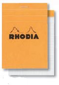Rhodia Notepad Classic Orange 3 3 8 Rhodia Notepad Classic Orange 3 3 8