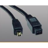 Tripp Lite F019-006 IEEE 1394b Firewire 800 Gold Hi-speed Cable, 9pin/4pin - 6ft