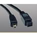 Tripp Lite F019-006 IEEE 1394b Firewire 800 Gold Hi-speed Cable, 9pin/4pin - 6ft