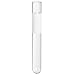 Kimble-Chase M10MXW Soda Lime Glass 3mL Mark-M Disposable Culture/Test Tube, with Banded White Label (Case of 1000)