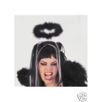 Black Feather HALO Dark Angel Fairy Costume