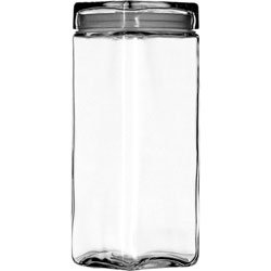 2.5 Quarts Stackable Square Jar (85634AH) Category: Storage Glassware by Anchor Hocking