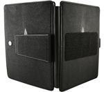 Black iPad Case - Stylish Genuine Stingray Skin Leather