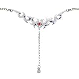 EXOTICA Ruby Red TRIBAL BACK Belly Chain
