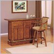 21iUgVfbQtL. SL160  Powell Furniture Brandon Wooden Home Bar Set