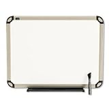 Prestige Total Erase Dry Erase Marker Board, Titanium Euro Frame, 24x18 - Same Day Shipping (orders by 3 pm), Next Day Delivery (in most cases)
