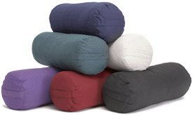 YogaAccessories (TM) Round Cotton Yoga Bolster