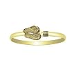Hook - Flip Flop 7.5inch Bracelet in 14k Yellow Gold (5 mm)