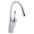 Delta 999-DST Allora Single Handle Pull-Down Bar/Prep Faucet Chrome
