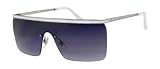 Edge I-Wear Flat Top Shield Sunglasses with 100% UV Protection Lenses