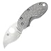 Spyderco Cricket Stainless Steel Etched Handle Knife