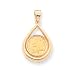 14k 1/20 oz Mounted Panda Coin Bezel Pendant