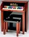 Toys : Schoenhut 25-Key Traditional Spinet- Mahogany/ Black