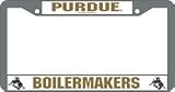 Purdue Boilermakers Chrome License Plate Frame