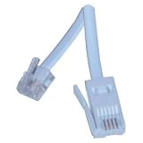 Electronics : Telephone / Fax Modem Lead (4 wire straight) 5.0m