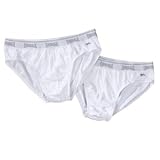 Lonsdale 2Pk Brief Jnr80 Black 7-8 (JS)