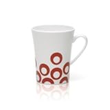 By Mikasa Circle Chic Red Mug
