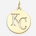 14K Kansas City Royals Sm Initail Cut Out Disc Charm