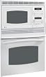 GE Profile 30" White Built-In Double Microwave/Convection Oven