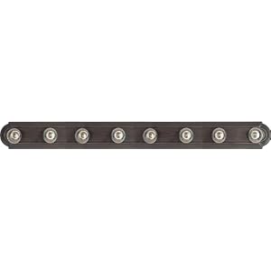 Simple 8-Light Vanity Fixture Bronze by 