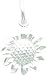 Sterling Silver Sunflower Charm