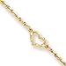 Jewelry : 14k Open Heart Rope Anklet - 10 Inch