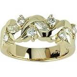 1 Cttw Created Moissanite Anniversary Band