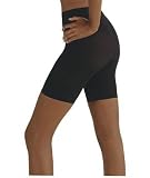 Leggs Profiles Firm Control Mid-Thigh Anti-Cellulite Smoother, Black, Large