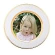 Custom Photo Plate - Porcelain Plate 8 1/4" White w/ Gold Trim Created From Your Favorite Photo