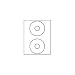 1000 Indigo Inline Cd Printing Labels 2 Labels Per Sheet