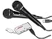 2 USB-Mikrofone mit USB-Hub (Nintendo Wii)