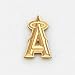 14K Los Angeles Angels Logo Post Earrings