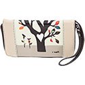 IMAGE OF Sherpani Xovia Large Wallet (Falling tree, 4.7 x 8.5 x 1.0-Inch)
