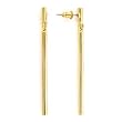 Gold Plated Brass Earrings, Weight: 7.10gm