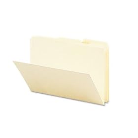 Smead 20630 - Recycled Card Size File Folders, 1/3 Cut Top Tab, 9 x 6, Manila, 100/Box-SMD20630