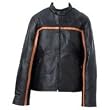 Diamond Plate Ladies Pebble Grain Genuine Leather Jacket Small (2-4)