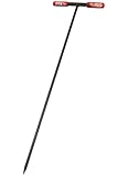 Bully Tools 99203 Soil Probe with Steel T-Style Handle and Sharpened Tip, 48-Inch