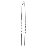 Silver Plated Metal Hair Pins - Fun Craft Beading Project - Bridal - 4 Inches (10)