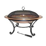 Asia Direct - AD114 - Round Outdoor Fire Pit - Copper - 40 in.