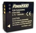 Power 2000 ACD252 Replacement Battery for Panasonic CGA-S005