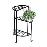 ACHLA Designs MI-02 Iris Plant Stand in Black Powder Coated