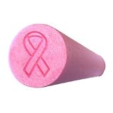 Limited Edition Pink Ribbon Foam Roller 6" x 36"