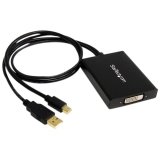 Startech Mini Displayport Dvi Dual Link Active Adapter Usb Powered Converter Silver