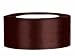 25m Satinband Geschenkband braun 25mm breit